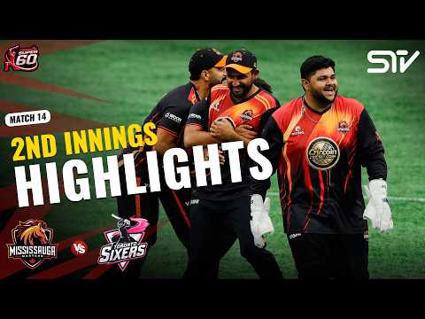 2nd Innings Highlights | Mississauga Masters vs Toronto Sixers | Canada Super 60 2026 | ZQ1H