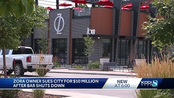 Zora owner sues Des Moines over closure of the bar