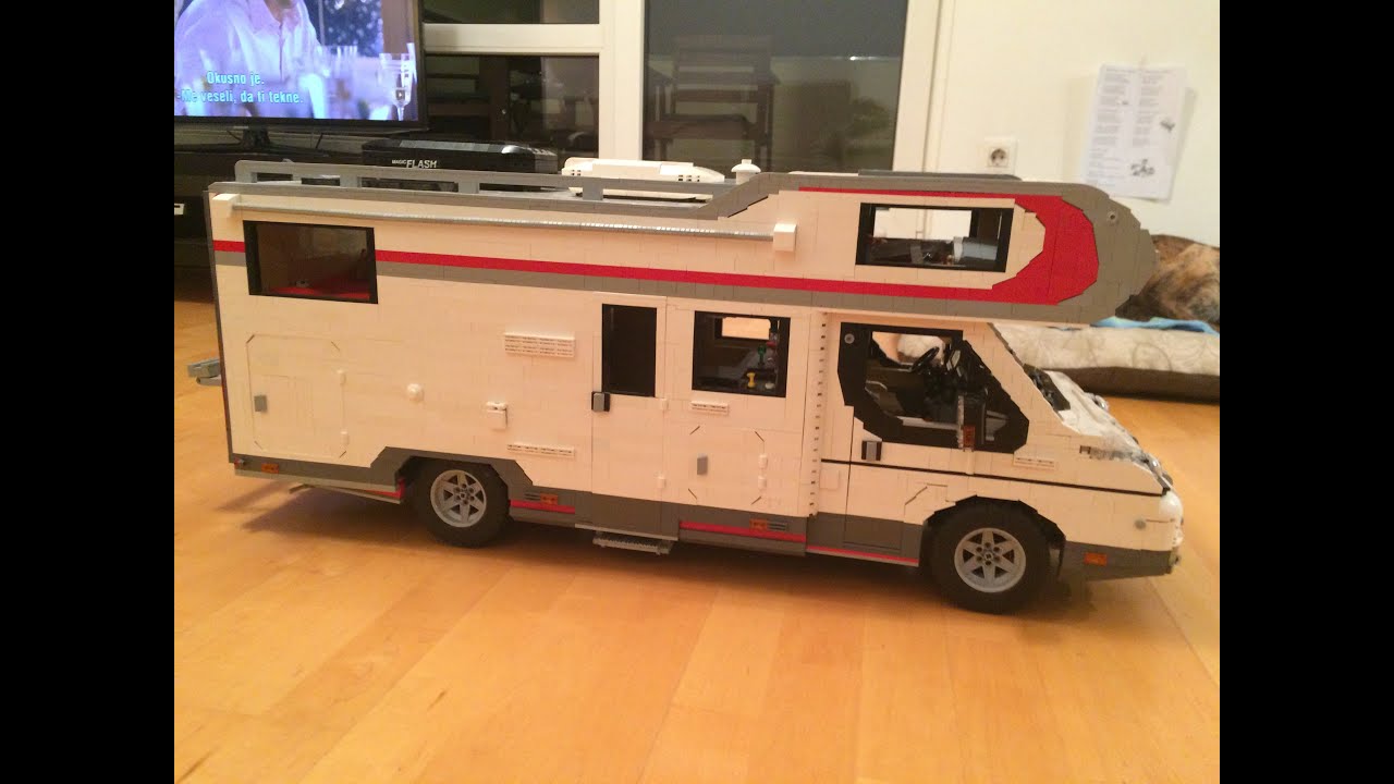 Lego moc rv motorhome camper - YouTube