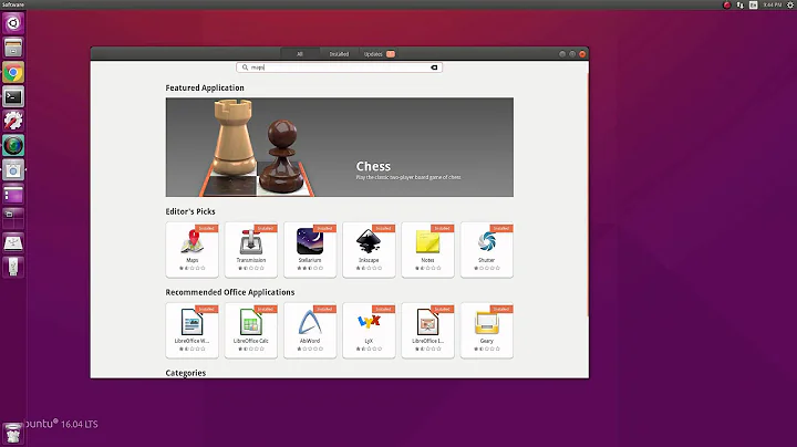 Gnome Software on Ubuntu 16.04