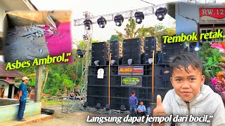 Full system UAP ALVA'R benar² ngerii.. korban tembok retak asbes ambrol🔥