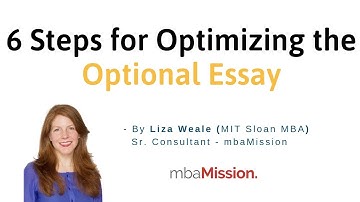 6 Steps for Optimizing Optional Essay