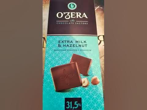 молочный шоколад с фундуком озera #шоколад #озера #шоколад #фундук # ...