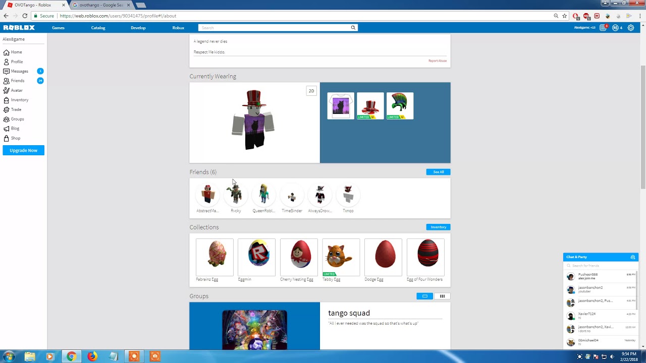Ovotango Got On Roblox Friend Youtube - cringley who wants to be on my roblox friend list