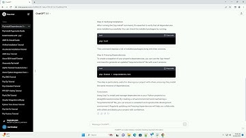pip install all dependencies