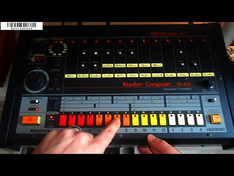 Roland TR-808 Analog Rhythm Composer - drum sounds & pattern programming