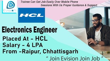 Congrats, Sonam | ELECTRONICS ENGINEER | 4 LPA |Got Selected as  System Engineer in HCL Technologies