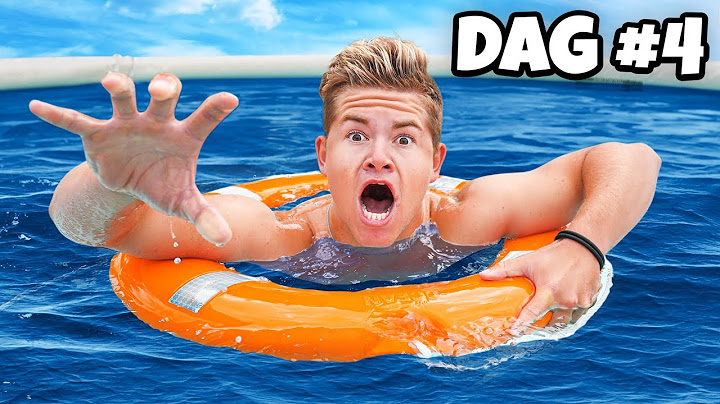 Ik Overleefde 100 Uur In Een Zwembad!