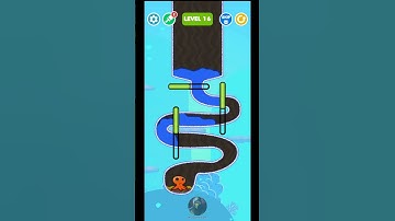 Level 16 | Save The Fish | Pull the Pin | #pullthepingames #androidgames #mobilegame