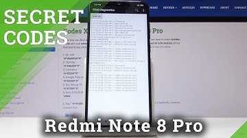 Secret Codes for XIAOMI Redmi Note 8 Pro - Test Mode / IMEI Number