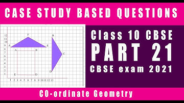 Case study based questions Class 10maths || Part 21 || Coordinate Geometry || study Material Pdf