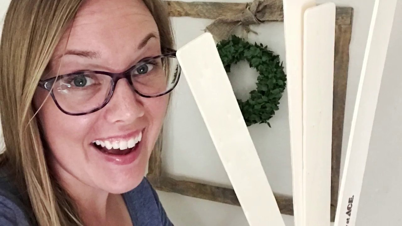 DIY Upcycled Wood Frame - YouTube