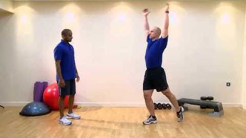 Step Back with an Overhead Reach