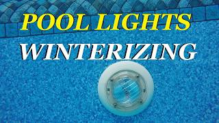 What Is The Best Way To Winterize Pool Lights? (Aqua Lamp Example)