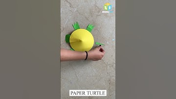 DIY Paper Turtle 🐢 | Easy DIYs for kids | Easy Paper crafts for kids | Sparkle Box