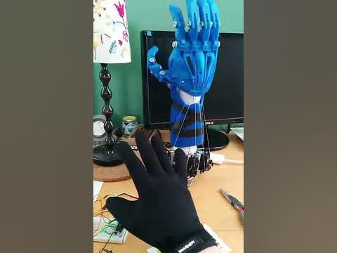 Arduino and Flex Sensor controlled 3D Printed Hand - YouTube