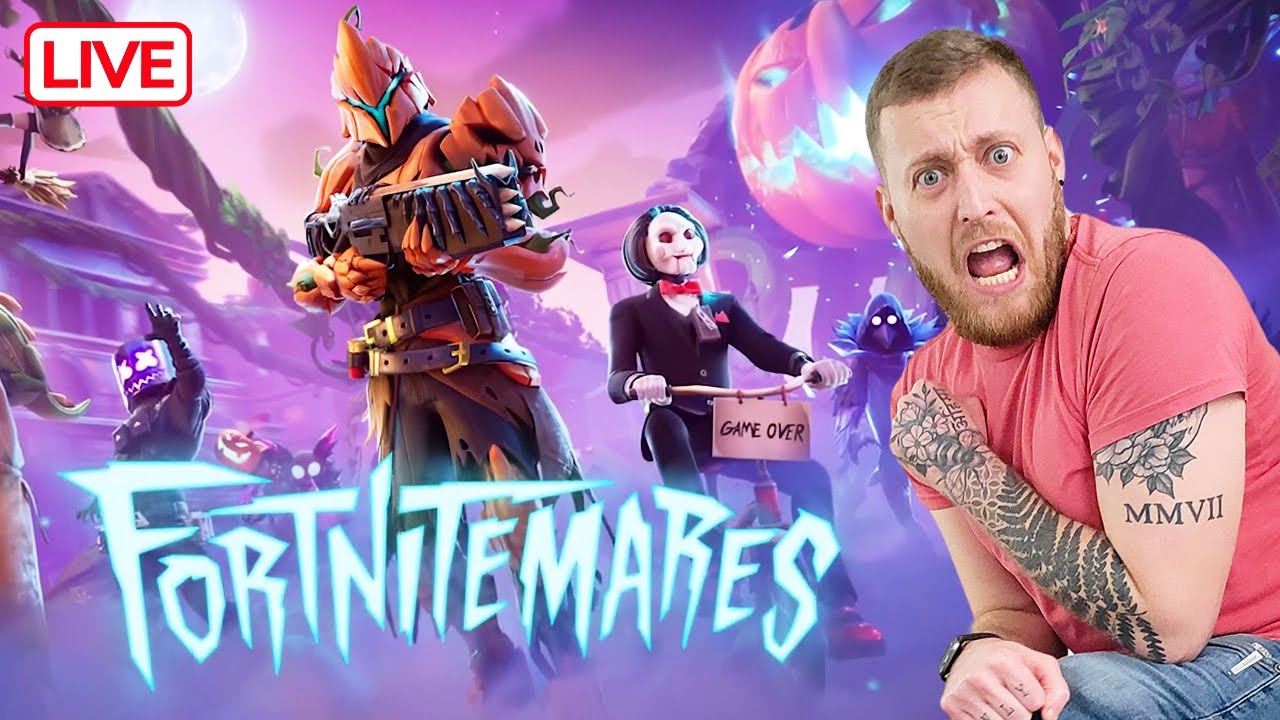 First Ever Fortnitmares 🔴 LIVE - FIRST TIME playing Fortnitemares (EVER) - YouTube