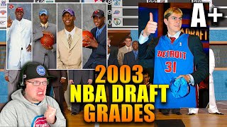 Celebrity Reacting To 2003 NBA Draft Grades Net Worth