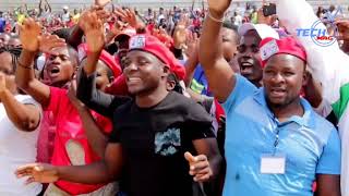 Paul Madzore leads MDC supporters into dance  in Beitbridge