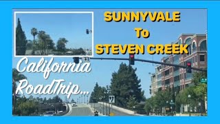 SUNNYVALE, CALIFORNIA TO STEVEN CREEK ROAD TRIP [LizaTony Vlogs]