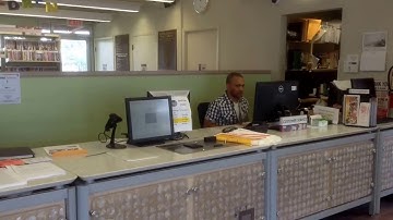 When a library patron sets off the security gate