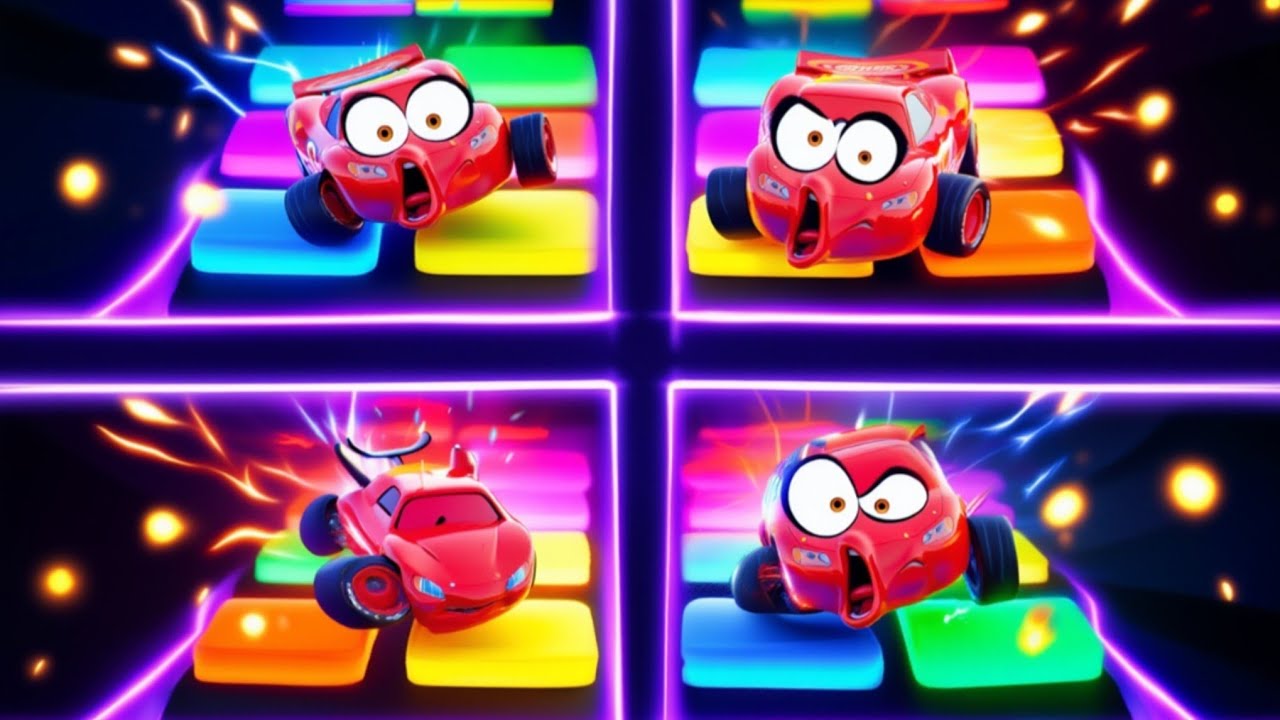 🚗💨 McQueen’s Rhythm Run — Tiles Hop Challenge ⚡