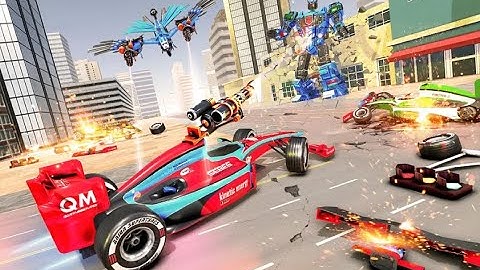 Amazing Eagle Robot Car Part-1 – Rescue City Formula Car Robot Android GamePlay | By Game Crazy