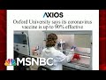 AstraZeneca Says Vaccine Can Be Around 90 Percent Effective | Morning Joe | MSNBC