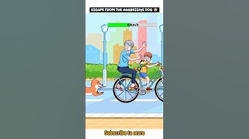 Escape From the Aggressive Dog 🐶😢 | Annoy It Tricky Puzzle 🧩 Gameplay #shorts