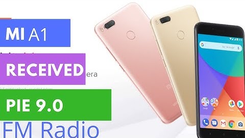 Xiaomi mi A1 received pie update today (beta users)