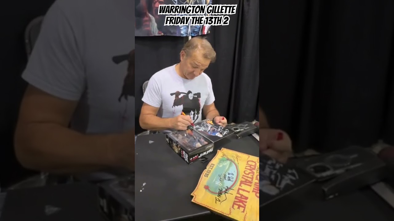 Jason Voorhees | Warrington Gillette | Adding Blood To Signing 