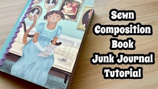Easy SEWN Junk Journal  / FULL Junk Journal Tutorial / How to Make a Junk Journal / Beginner Journal