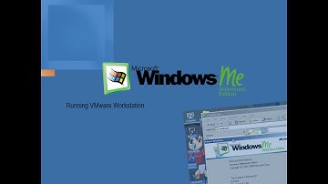 Windows Me running VMware Workstation