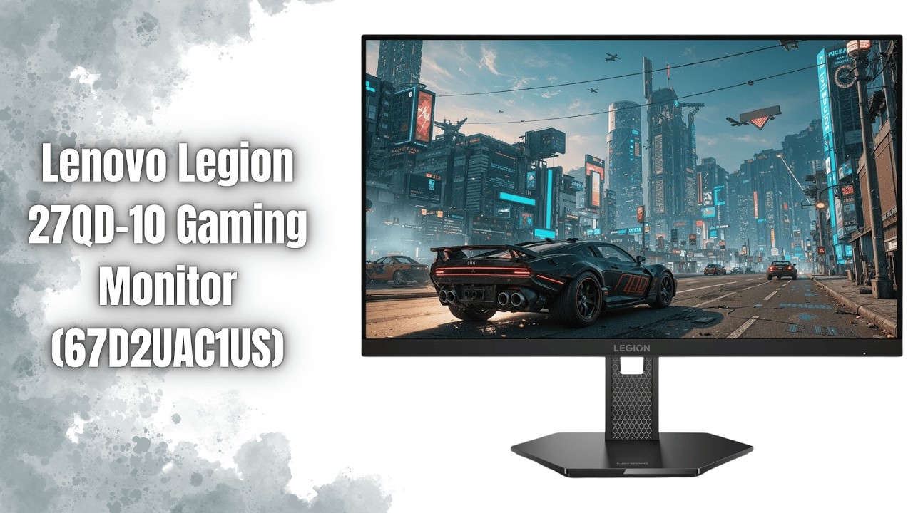 Lenovo Legion 27QD-10 Gaming Monitor Review | 240Hz, 0.5ms & HDMI