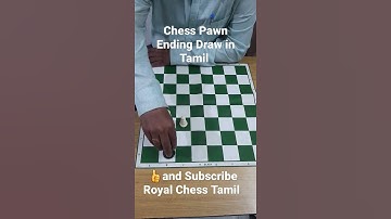 Chess Pawn Ending Draw in Tamil