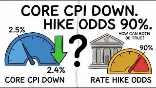 Core Inflation Fell—So Why Did Fed Rate-Hike Odds Jump to 90%