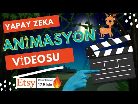 Yapay Zeka ile Animasyon Videosu Oluştur Para Kazan I Etsy Dijital Ürün