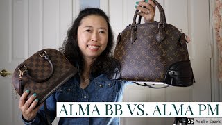 LOUIS VUITTON ALMA BB vs ALMA PM - 2019 