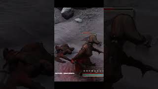 MAKES ENEMIES LAUGH IN SKYRIM WORLD #shorts