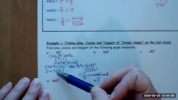7-3 Trig  Functions and Real Numbers