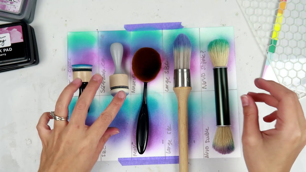 Which ink blending tool is the best  Blending brush comparison 