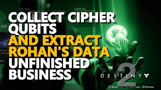 Collect Cipher Qubits and Extract Rohan's Data from cloud Accretion Destiny 2