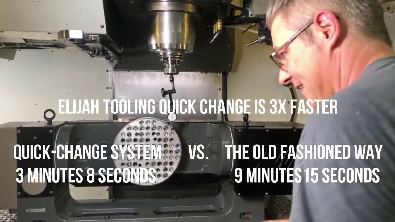 The Best Way To Quick Change A Haas TR210 Trunnion from Elijah Tooling