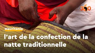 Mauritanie Voici Lart Millénaire De Confection De La Natte Traditionnelle
