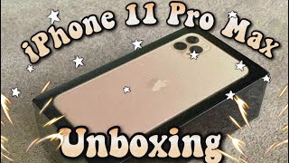 iPhone 11 Pro Max Unboxing (GOLD) 🤎