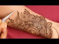 Trending Barik mehndi design// Pakistani mehndi design /mehndi design front hand /mehndi ka design//