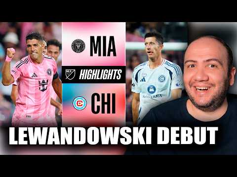 Inter Miami CF vs. Chicago Fire FC | Full Match Highlights | Luis Suárez Brace, Lewandowski Debut!
