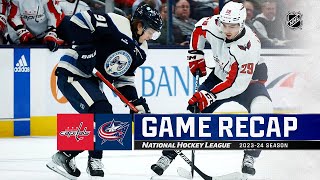 Capitals @ Blue Jackets 12/21 | NHL Highlights 2023