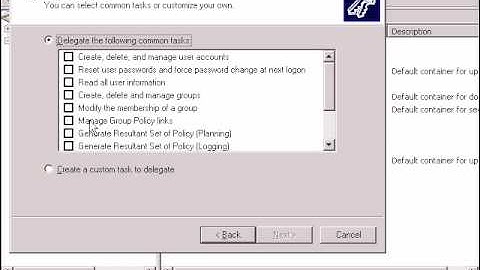RSOP delegation - Active Directory