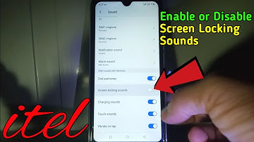 How to Enable or Disable Screen Locking Sounds in itel S15